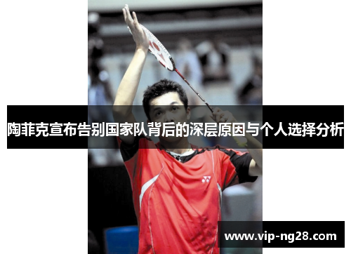 陶菲克宣布告别国家队背后的深层原因与个人选择分析 陶菲克宣布告别国家队背后的深层原因与个人选择分析